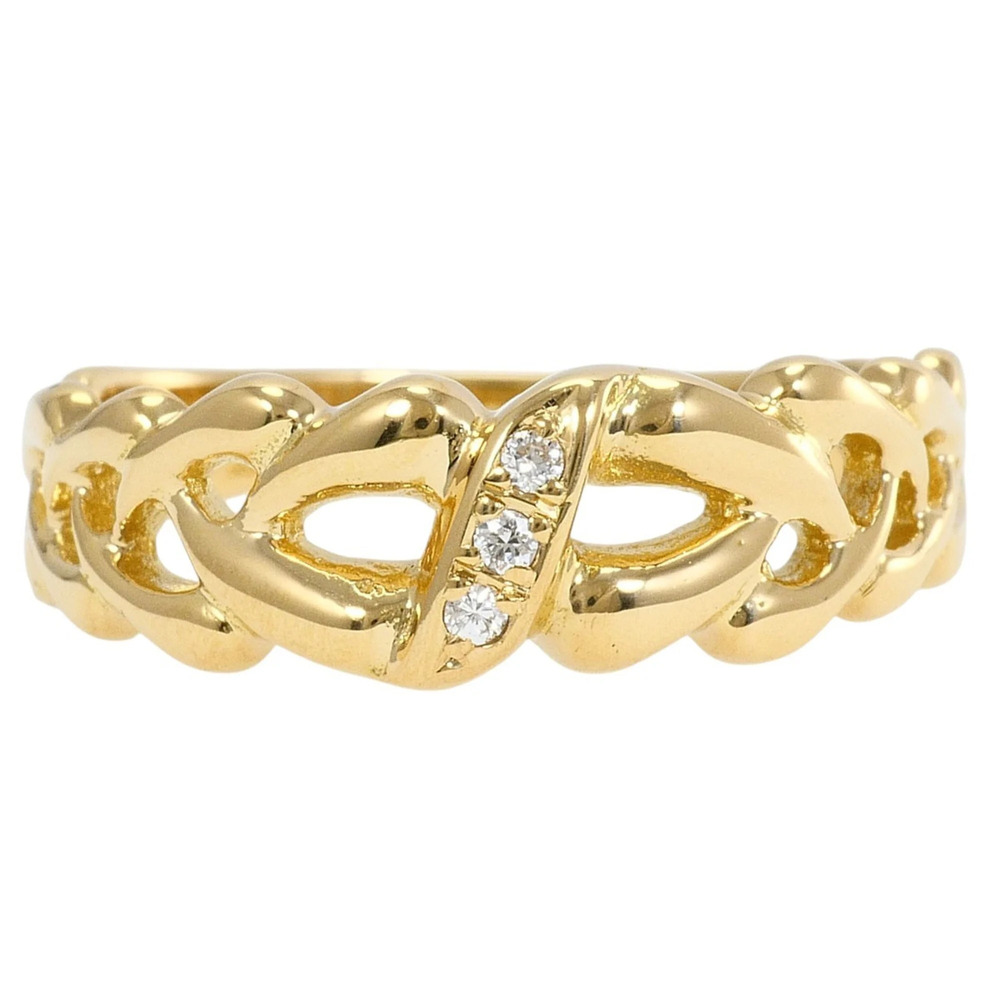 VINTAGE 18k Gold Diamond Ring